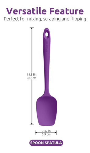Juego De 3 Espátulas De Cuchara De Silicona Resistentes Al C