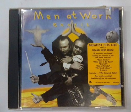 Men At Work. Brazil. Cd Original Usado. Qqg.