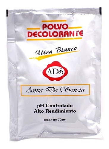 Polvo Decolorante Anna De Sanctis X 70 G