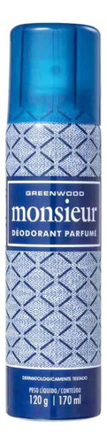 Desodorante Masculino Aerosol Fiorucci Monsieur 150ml