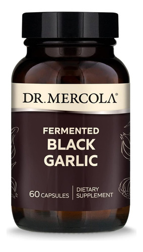 Ajo Negro Fermentado Dr. Mercola 60 Cápsulas