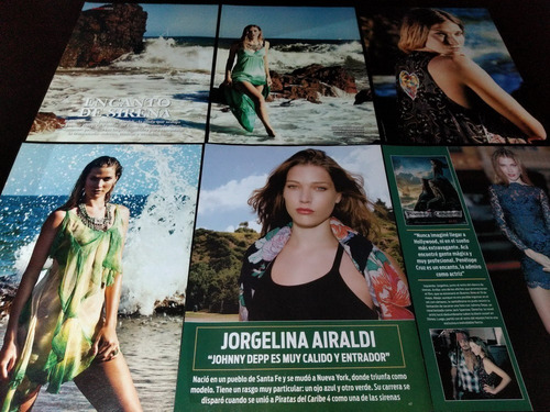 (ak071) Jorgelina Airaldi * Clippings Revista 10 Pgs (Usado)