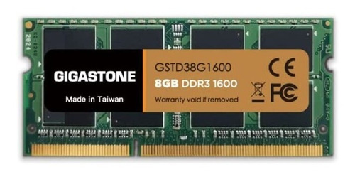 Imagen 1 de 2 de Memoria Ram Para Laptop 8gb Ddr3