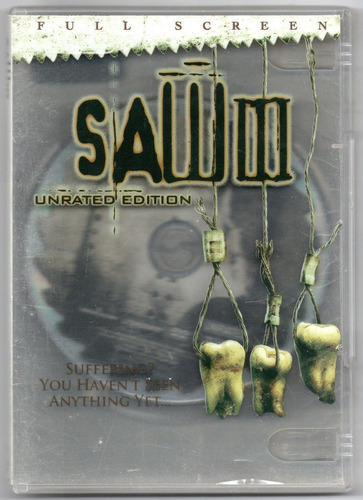 Saw Ill 2006 Unrated Dvd Orig Import Z1 El Juego Del Miedo 3