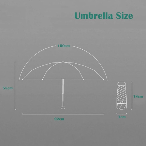 Índice De Protección Solar De Las Sombrillas Upf 50+ H G Q Negro