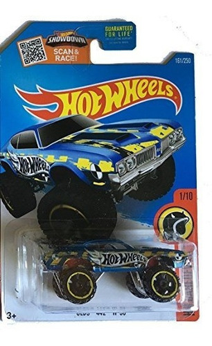 Hot Wheels, 2016 Hw Daredevils, Olds 442 W-30 [azul]