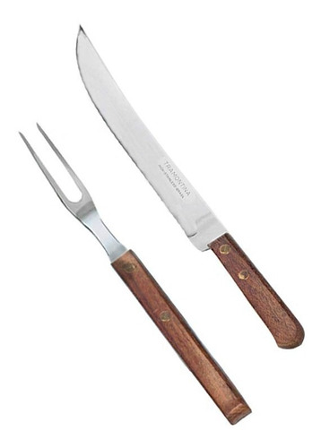 Kit De Cuchillo Y Tenedor Para Asado Parillada Tramontina