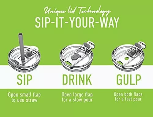 Reduce Vaso de acero inoxidable de 24 onzas, mantiene las bebidas frías  hasta 24 horas, a prueba de …Ver más Reduce Vaso de acero inoxidable de 24