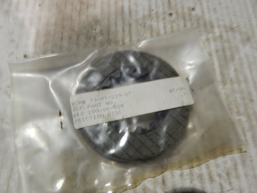 New  Lot Of 3 Friction Disks 73-mt-239-07 613 100-06-008 Mww