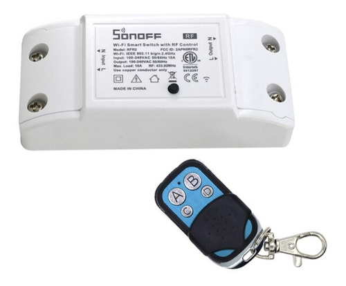Sonoff Rf C/ Controle 433mhz Wifi Interruptor Android Ios