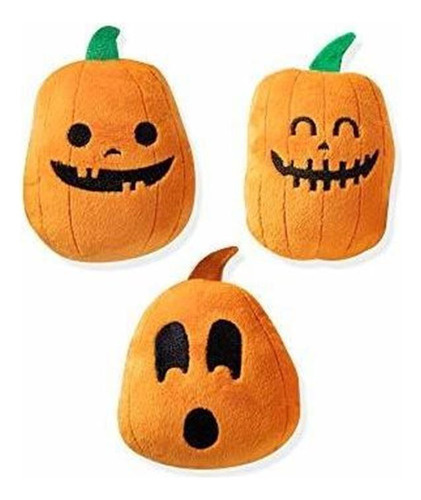 Peluches Para Perro Chico Jackolantern Halloween Set 3figura