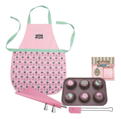 Juego Para Cupcake Tramontina Modelo Pasticceria 4 Piezas