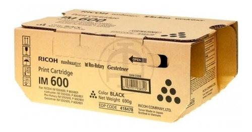 Toner Original Ricoh Im 600 Para  Im 550 F Codigo 418477 