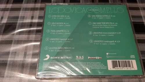 Lodovica Comello - Universo - Cd Nuevo Cerrado