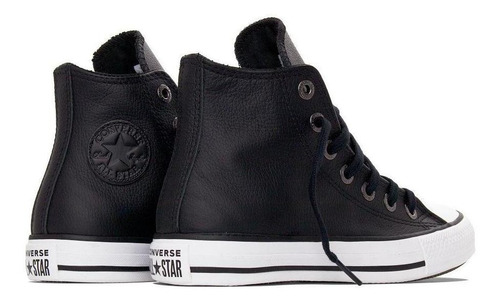 Tênis All Star Hi Leather Ct044902 Converse Casual Preto