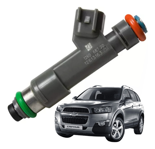 Bico Injetor Chevrolet Captiva Malibu 2.4 16v Denso 12613163