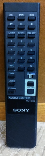 Sony Control Remoto Original Para Audio System Modelo:rms109