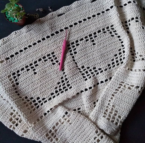 Cortina Visillo A Crochet