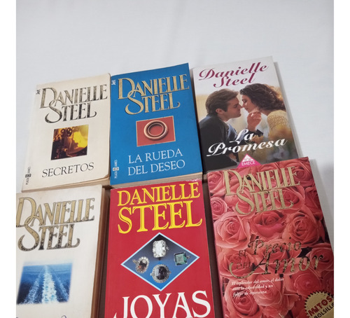 Danielle Steel Lote X6 Romanticas Vidas Cruzadas Joyas Secre