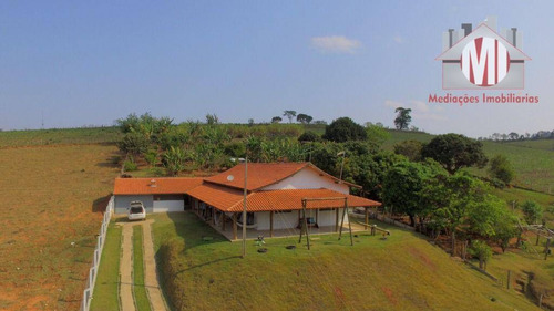 Imagem 3 de 30 de Linda Chácara Com 4 Dormitórios, Móveis Planejados, Varanda, Pomar, Bem Localizado, À Venda, 6000 M² Por R$ 800.000 - Rural - Socorro/sp - Ch1086