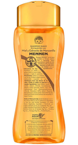 Mennen Shampoo Suave Cn Néctar Miel Manzanilla 700ml Familia