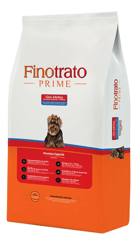Ração Para Cães Finotrato Prime Ad Raças Peq/med 15kg