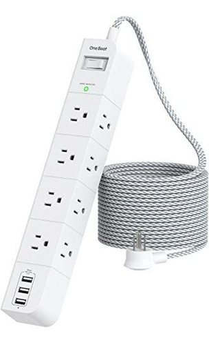 Cable De Extensión De 10 Pies, Protector Contra Sobretension