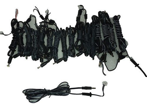 Cable Output - Plug - Pasa Cable- 2x24 Negro Plrzdo X 17 Uni