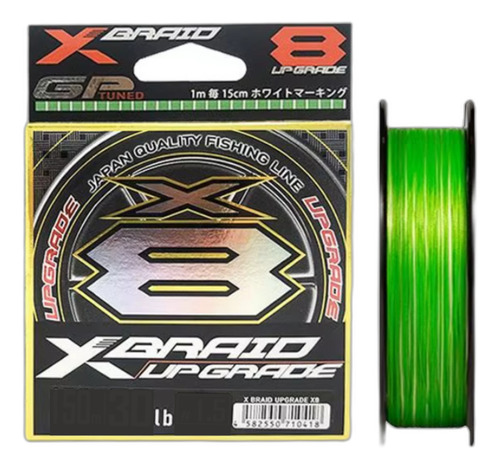 Linha Multifilamento Ygk X-braid Upgrade X8 200m Diversas Cor 40lb