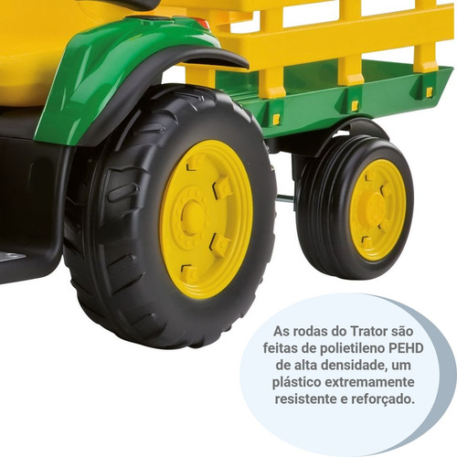 Mini Trator Infantil Elétrico John Deere Infantil Peg Perego