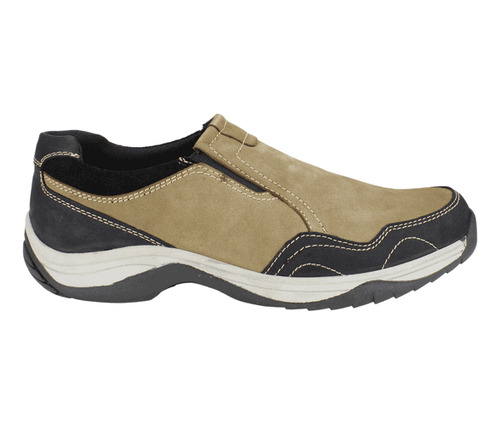 Zapatilla Nat Geo Confort Cuero Beige