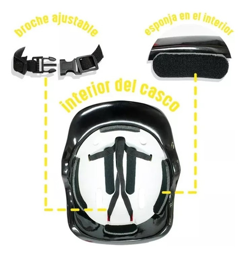 Casco Infantil Para Patines Skate Bicicleta Color Azul.