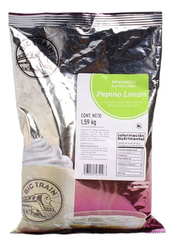Big Train Sabor Pepino Limón Bolsa 1.5 Kg - Base Para Frappe