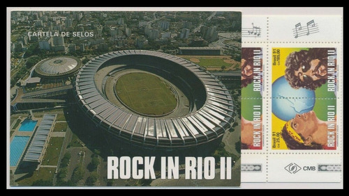 Música - Rock In Rio - Brasil - Carnet Completo Mint 