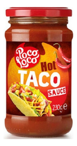 Salsa Paratacos Hot Sauce Poco Loco 230g