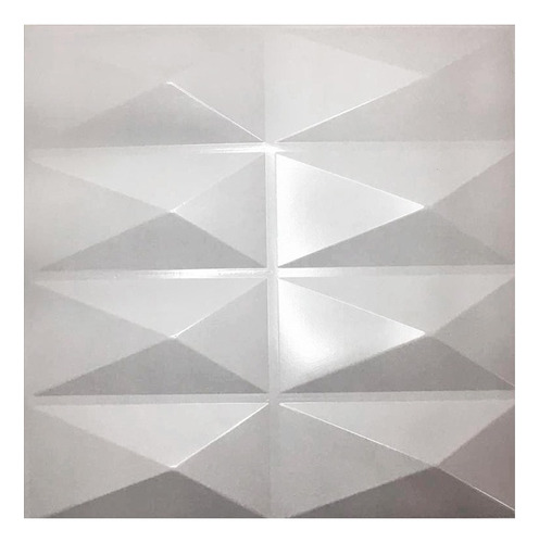 Adesivo Para Decoração Revestimento 3d 30x30cm Cor Branco