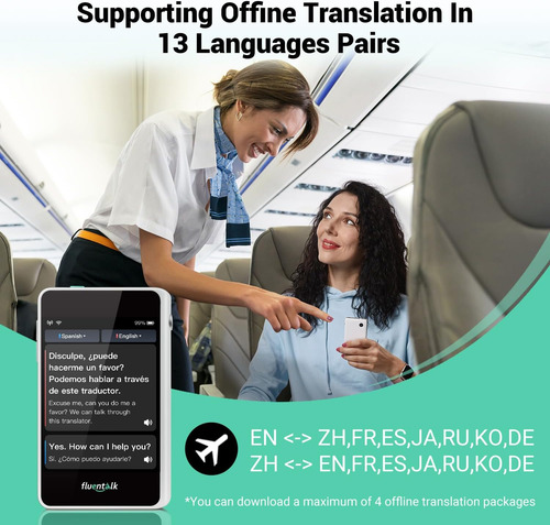 Timekettle, Fluentalk T1 Mini Dispositivo De Traductor