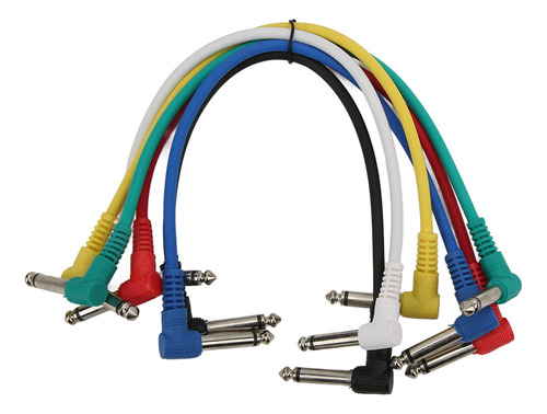 Cables Para Puente De Pedal De Guitarra De 6.3mm, 6 Piezas