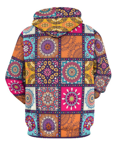 Sudadera Con Capucha 3d De Moda Con Estampado De Mosaico