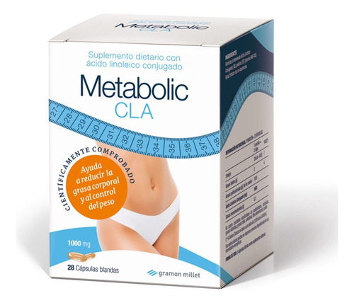 Metabolic Cla Suplemento Adelgazante Gramon Millet X28 Cáps