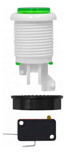 Interruptor Pulsador Arcade Verde Clickbox