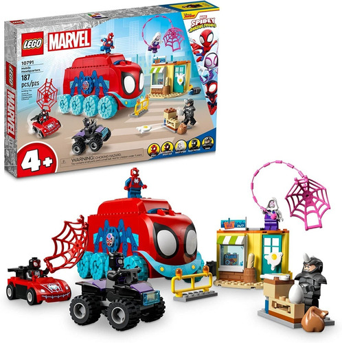 Lego Marvel Spidey 10791 Base Móvil Del Equipo Spidey