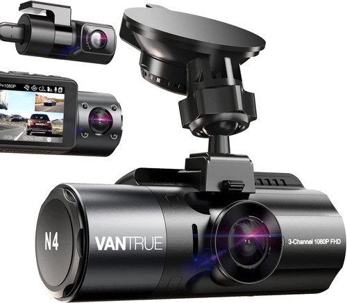 Vantrue N4 - Cámara De Autos 4k Delantera Y Trasera 4k+1080p