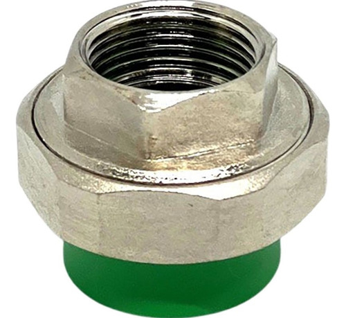 Unión Universal Termofusión Ppr 25 Mm X 3/4  Hembra Verde