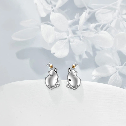 Pendientes De Capibara, Adorno A La Moda, Pendientes, Joyas