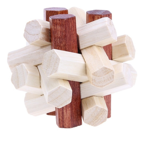 Cubo Soma Puzzle Madera Didáctico Mental Rompecabezas