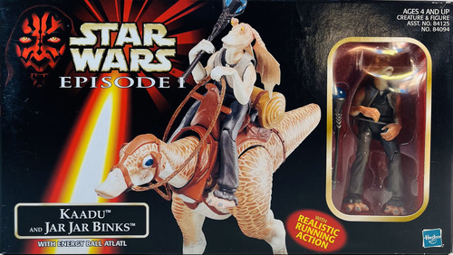 Kaadu And Jar Jar Binks 9 Cm Star Wars Episode I Hasbro