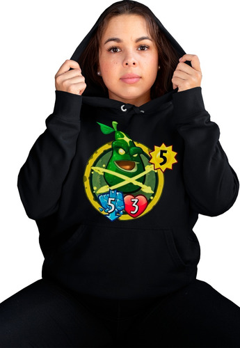 Sudadera 2xl Panda Plantas Zombies Astracate Aguacate