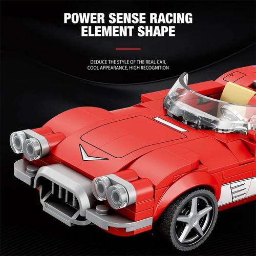 Coche Deportivo 311pzs Bloques Modelo Convertible