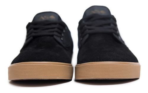 Imagen 4 de 9 de Zapatillas Urbanas Hombre Nauticas Lona Cuero Panchas Skate